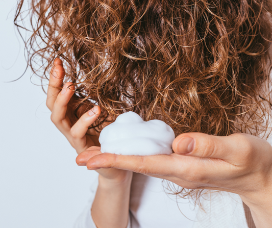 Flawless Curls with Honey Almond Styling Foam