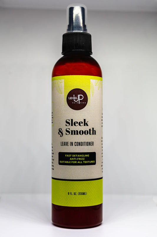 LEVEL UP SLEEK & SMOOTH LEAVE IN CONDITIONER 8 oz.