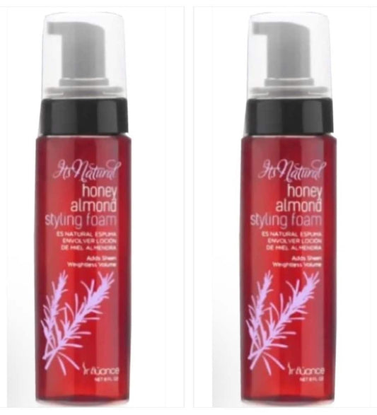 Influance It's Natural Honey Almond Styling Foam 2 PACK