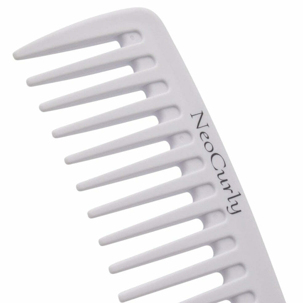 Wide Tooth Detangle & Style Comb - White