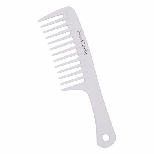 Wide Tooth Detangle & Style Comb - White